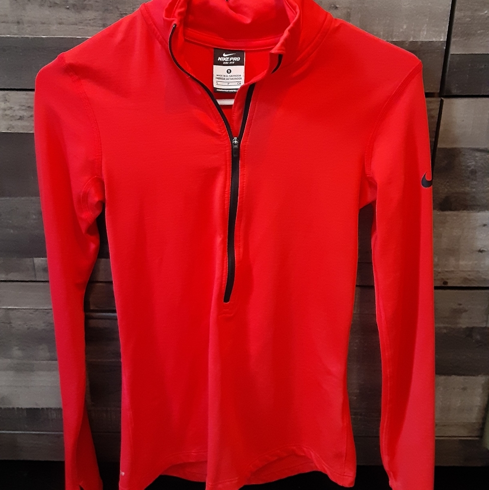 Nike pro dri-fit zip up pullover